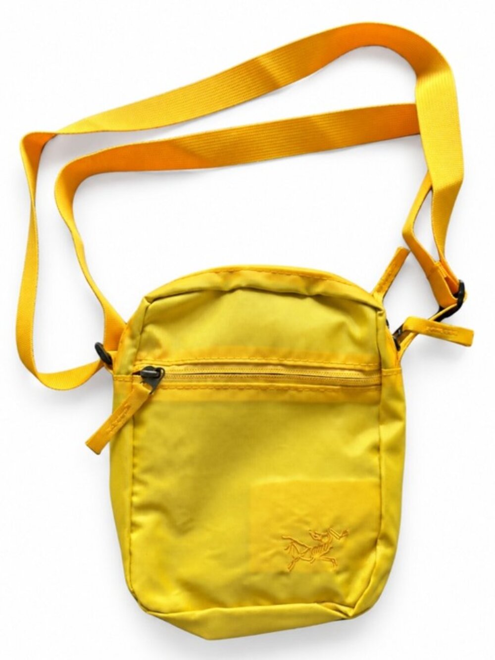 Arc'teryx Yellow Crossbody Shoulder Bag Embroidered Bird Logo